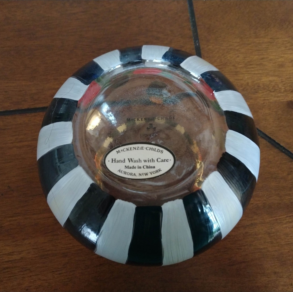 Mackenzie-Childs glass vase